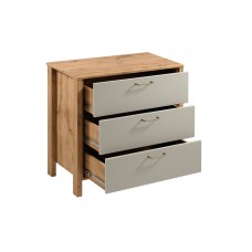 Kumode ar koka kājām INDYGO K3S, beige